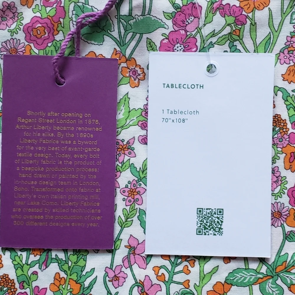 38. J.Crew Tablecloth in Liberty™ fabrics